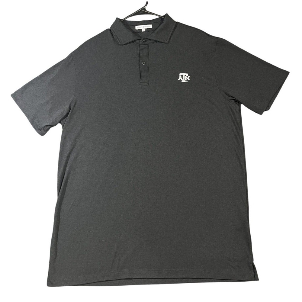 Texas A&M‎ Aggies Black Performance Polo Shirt Mens 2X Collegiate Outfitters ATM